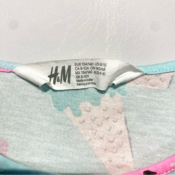 ๐๏ธ4 for 20$ / H&M Fit & Flare Stretch Summer Dress / 8-10 - Picture 7 of 9